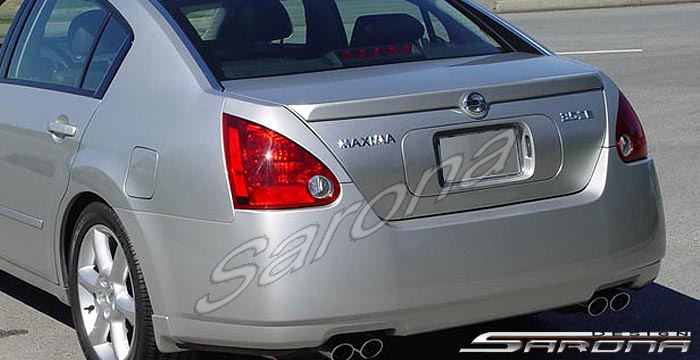 Custom Nissan Maxima Trunk Wing  Sedan (2004 - 2008) - $199.00 (Manufacturer Sarona, Part #NS-026-TW)